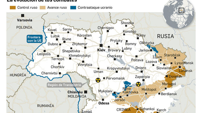 Rusia se atasca en Ucrania