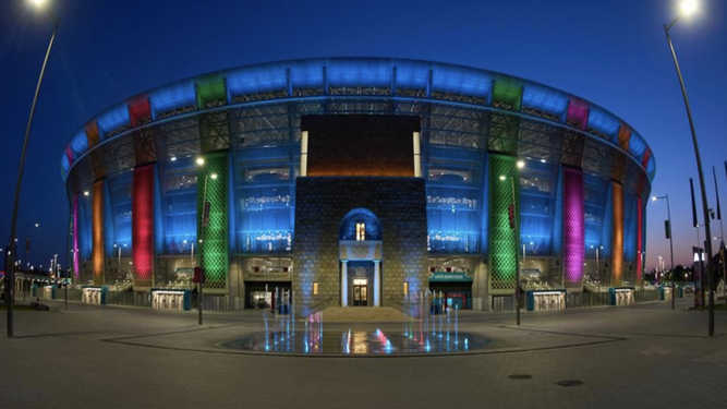 Puskás Aréna de Budapest (Hungría), sede de la final de la Europa League 2022-2023.