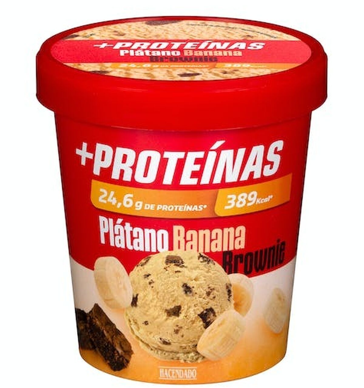 Cerdito Salida hacia siglo Todo lo que hay que saber sobre el nuevo helado proteico de plátano y  brownie de Mercadona