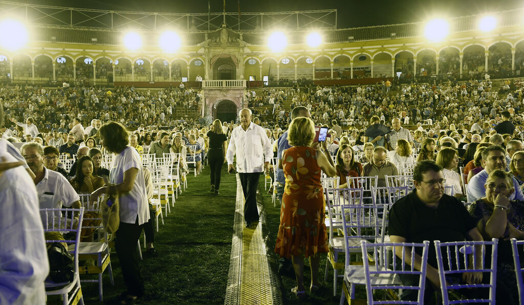 Las im&aacute;genes del concierto de Joan Manuel Serrat en Sevilla
