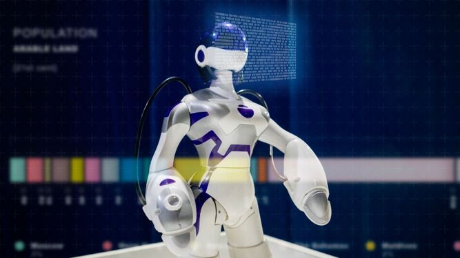 Robot desarrollado a partir de nueva tecnología e inteligencia artificial.