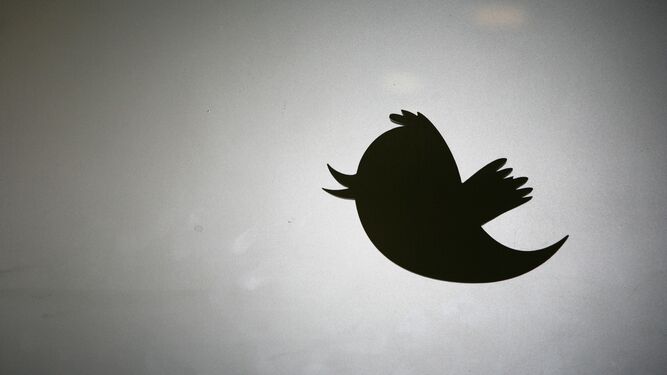 Una imagen del logo de la red social Twitter.