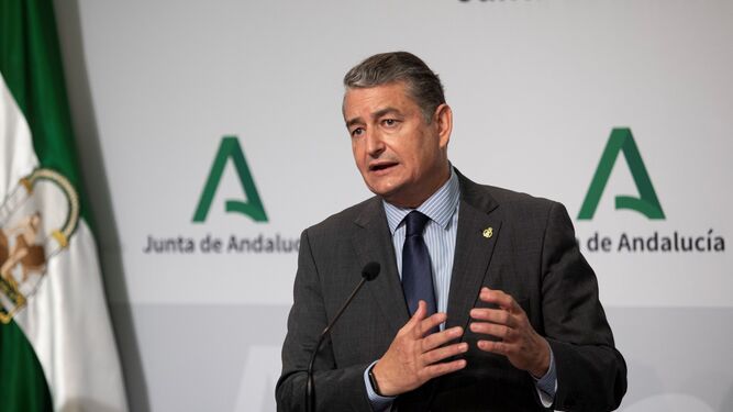 El consejero de la Presidencia, Antonio Sanz.