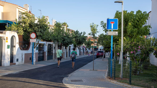 Mairena termina la primera fase de reurbanización del barrio de Cavaleri