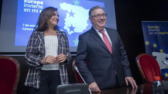 Los eurodiputados Lina Gálvez (PSOE) y Juan Ignacio Zoido (PP).