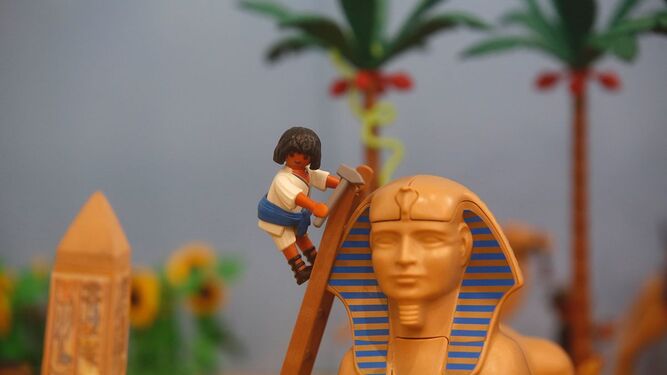 La recreación de la historia del Antiguo Egipto estará presente en la Exposición Mercadillo de Playmobil en Alcalá.