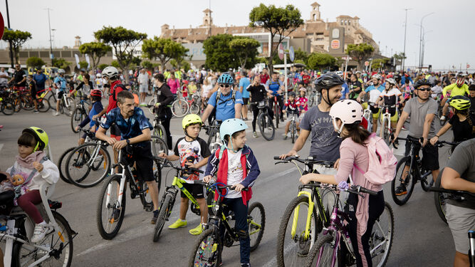 Imagen del Día de la Bicicleta en San Fernando de 2022.