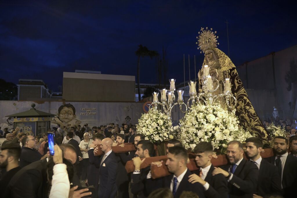 Las im&aacute;genes del rosario vespertino de la Virgen del Rosario de San Pablo