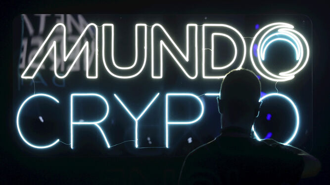 Celebración el pasado mes de agosto de 'Mundo Crypto', polémico evento que se desarrolló en el Wizink Center de Madrid