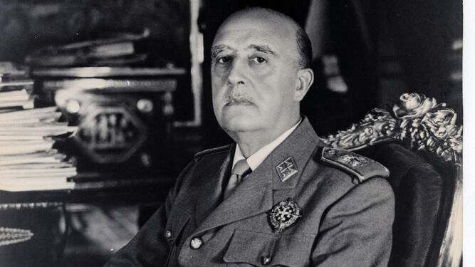 El dictador Francisco  Franco  Bahamonde