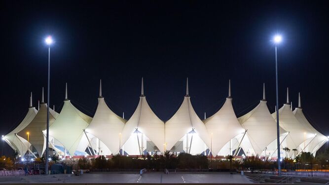 Imagen del estadio King Fahd de Riad.