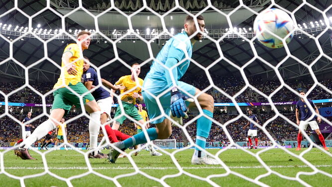 Gol de Mbappé a Australia.