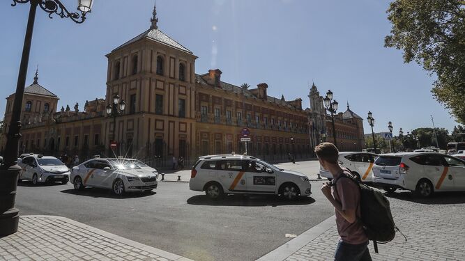 Los taxistas de Sevilla defienden la subida de tarifas por los precios del combustible y del seguro