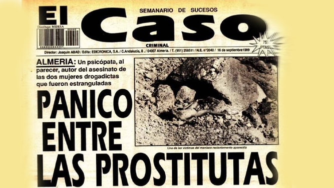 Captura de la portada de 'El Caso' en el que se retrata uno de los asesinatos