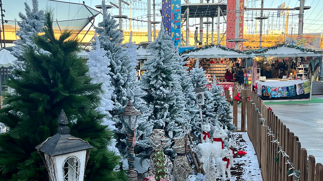 Navidad en el centro comercial Lagoh