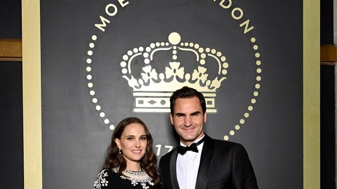 La fiesta efervescente de Roger Federer y Natalie Portman