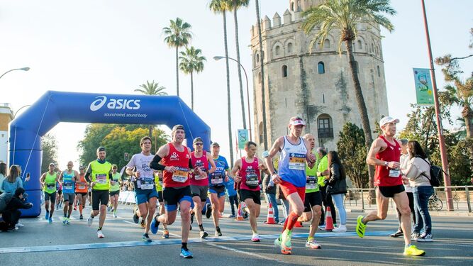 Una imagen del último Zurich Maratón de Sevilla.