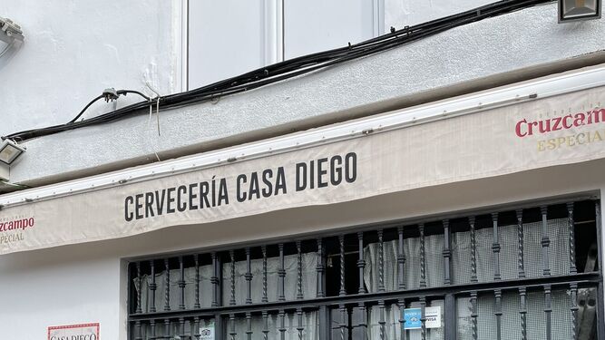 El local de Cervecería Casa Diego, ya cerrado y en venta.