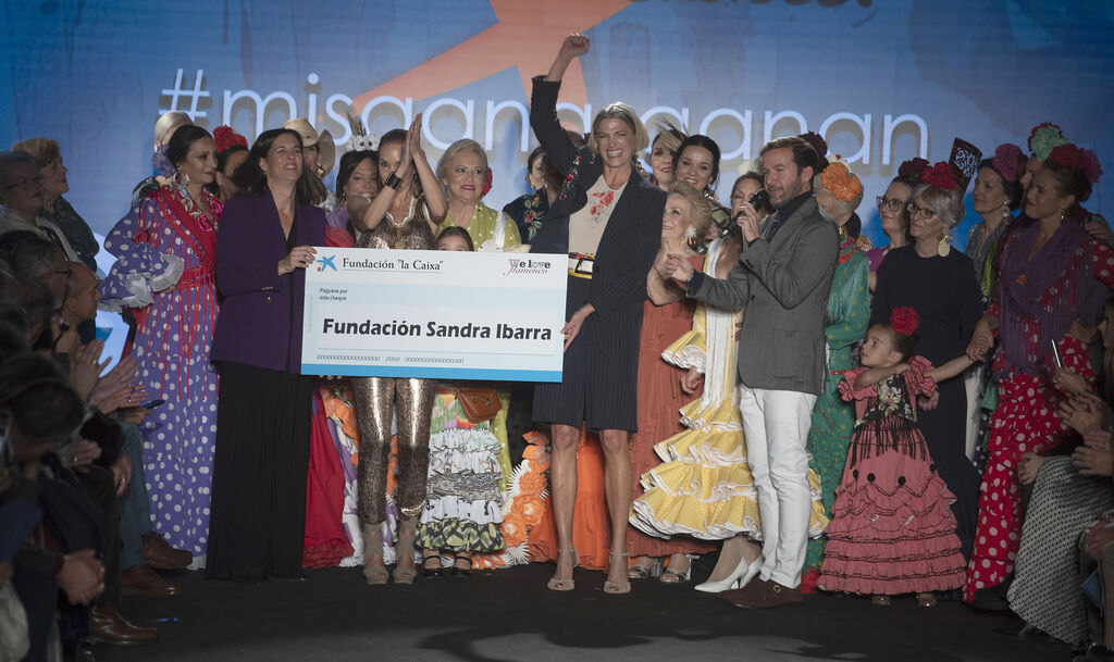 El desfile de la Fundaci&oacute;n Sandra Ibarra frente al C&aacute;ncer en el We Love Flamenco 2023, todas las fotos