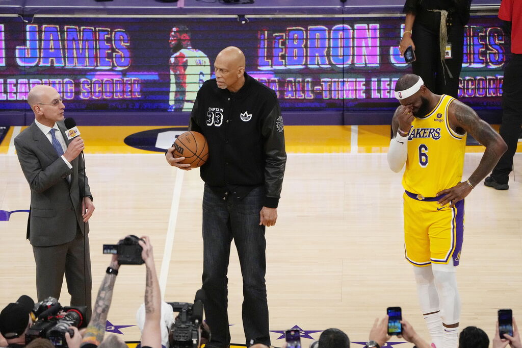 Las fotos del r&eacute;cord de LeBron James en la NBA