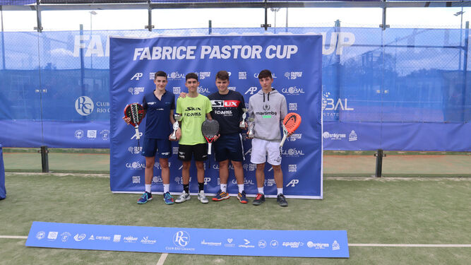 Los finalistas de la Fabrice Pastor Cup