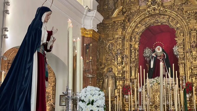 La Virgen de la Estrella en la capilla de los Marineros
