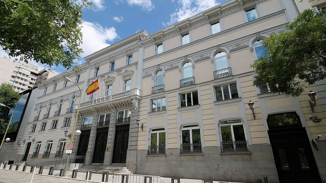 Sede del Consejo General del Poder Judicial en Madrid.