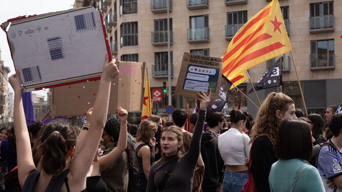 Manifestación este miércoles en Barcelona por el Día de la Mujer