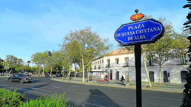 La plaza Duquesa Cayetana de Alba.