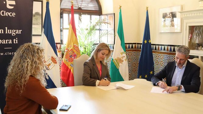 Convenio de colaboración del Ayuntamiento de Alcalá con Clece en eventos de contenido social y para el fomento del empleo