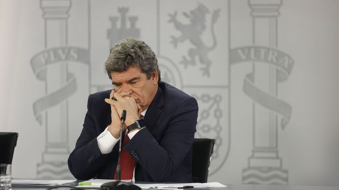 José Luis Escrivá, ministro de Inclusión, esta semana tras el Consejo de Ministros que aprobó la reforma