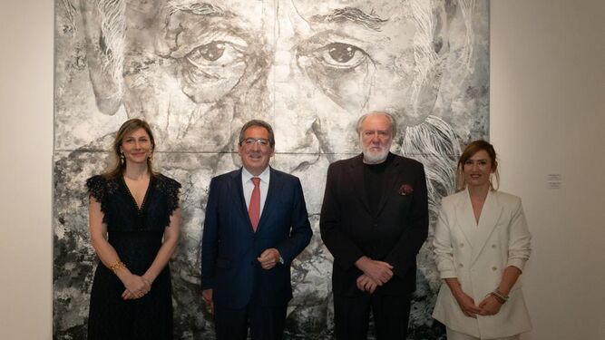 Eugenio Cuttica inaugura la exposición 'Epifanias' en la Fundación Cajasol