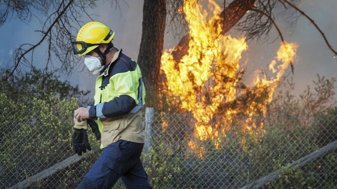 Riesgo extremo de incendio forestal hoy en Huelva