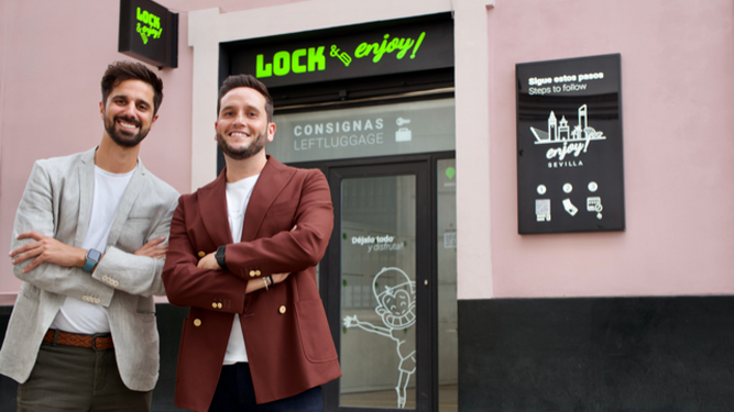 En la imagen, los fundadores de LOCK & Enjoy!, Víctor Salgado y Manuel Rodrígues
