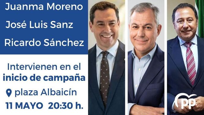 Polémica por el inicio de campaña del PP en Sevilla.