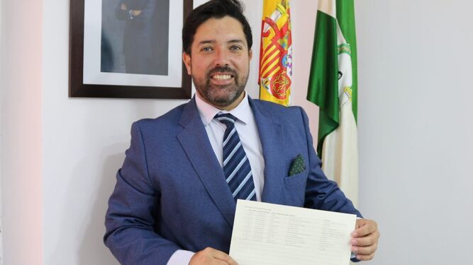 Antonio Miguel Enamorado, cabeza de lista del PP en Lora del Río, el más votado en 2019.