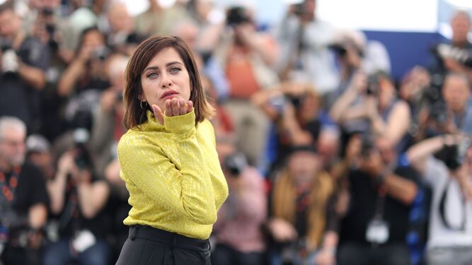 María León, este lunes en Cannes.