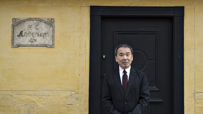 Haruki Murakami, en la casa de Hans Christian Andersen.