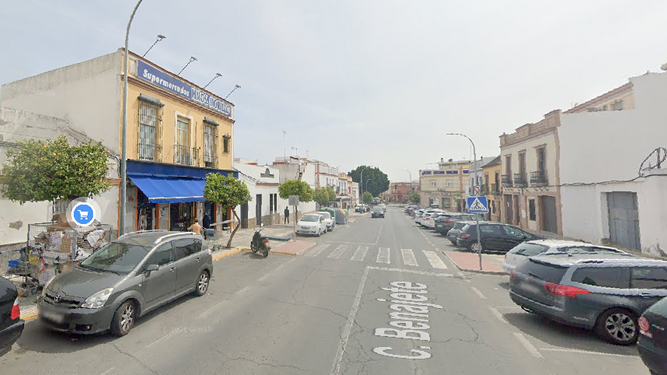 La calle Benajete de Mairena del Alcor donde se ha sellado el boleto ganador.
