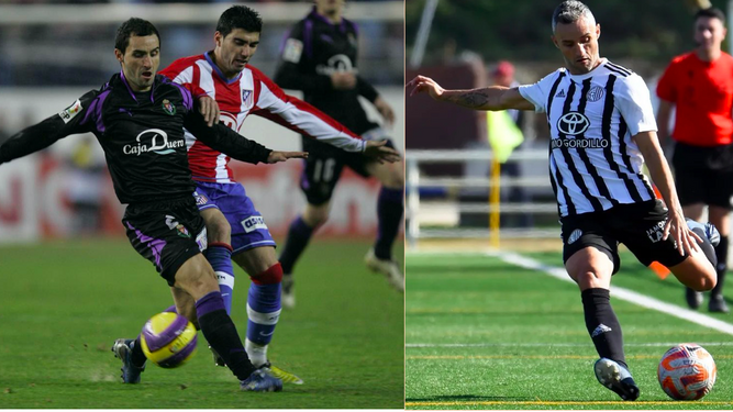 Cifu, ante Reyes en un Atlético-Valladolid y en la actualidad en el Atlético Central-