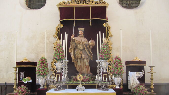 Altar de la Hermandad del Amor para el Corpus de 2013
