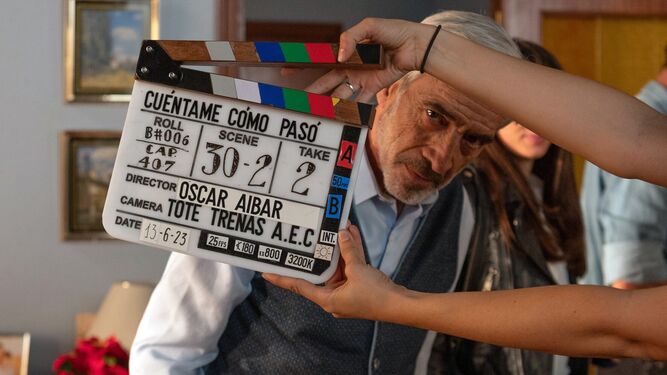 Imanol Arias en el regreso del rodaje de 'Cuéntame'