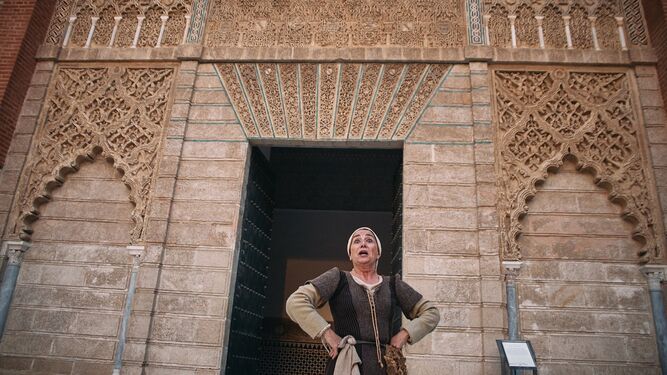 Un momento de las visitas al Real Alcázar