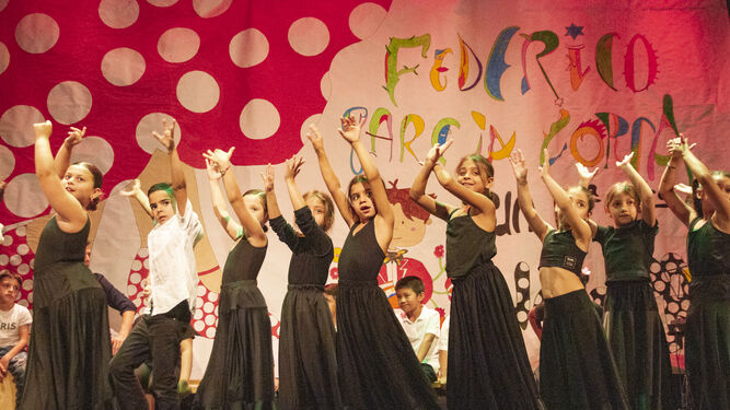 Una de las escenas del espectáculo flamenco sobre Federico García Lorca.