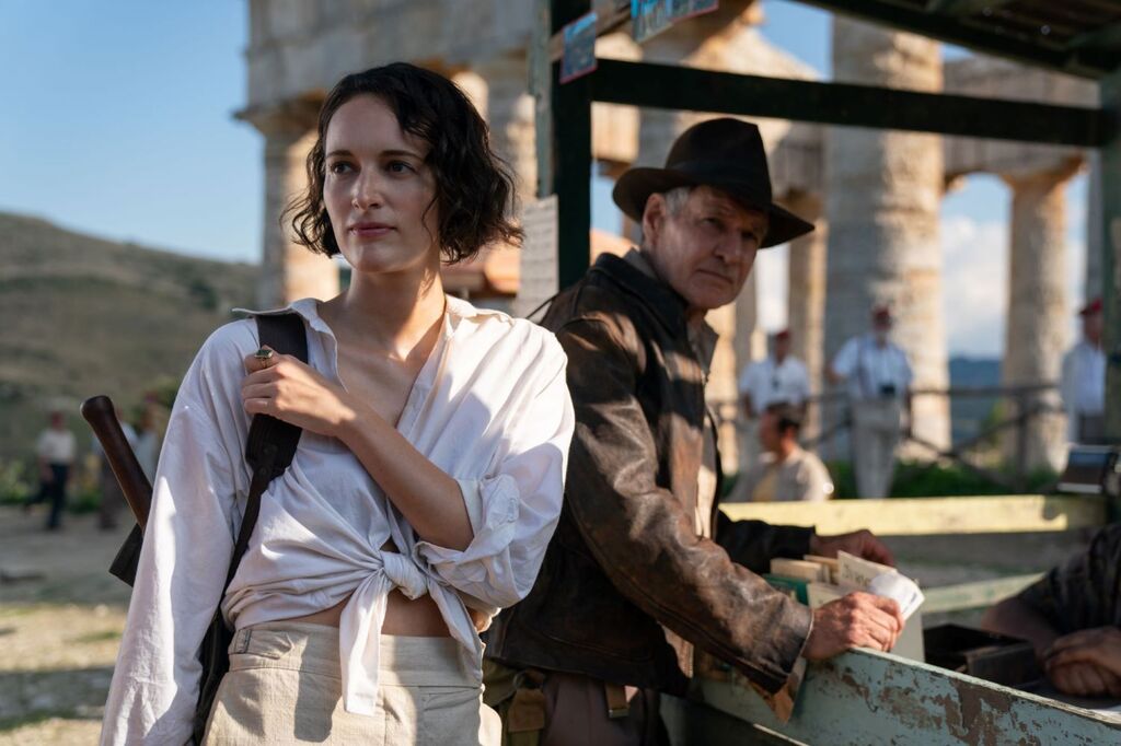Indiana Jones y El Dial del Destino | Phoebe Waller-Bridge y Harrison Ford