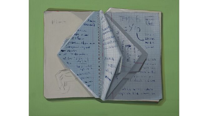 'El cuaderno de Candela I', una de las obras de Gloria Martín.