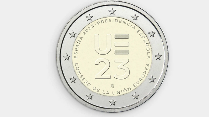 La moneda conmemorativa de 2 euros por la Presidencia Española de la UE