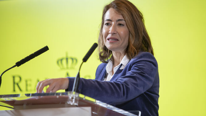 Raquel Sánchez,  ministra de Transportes, que este jueves está en Sevilla