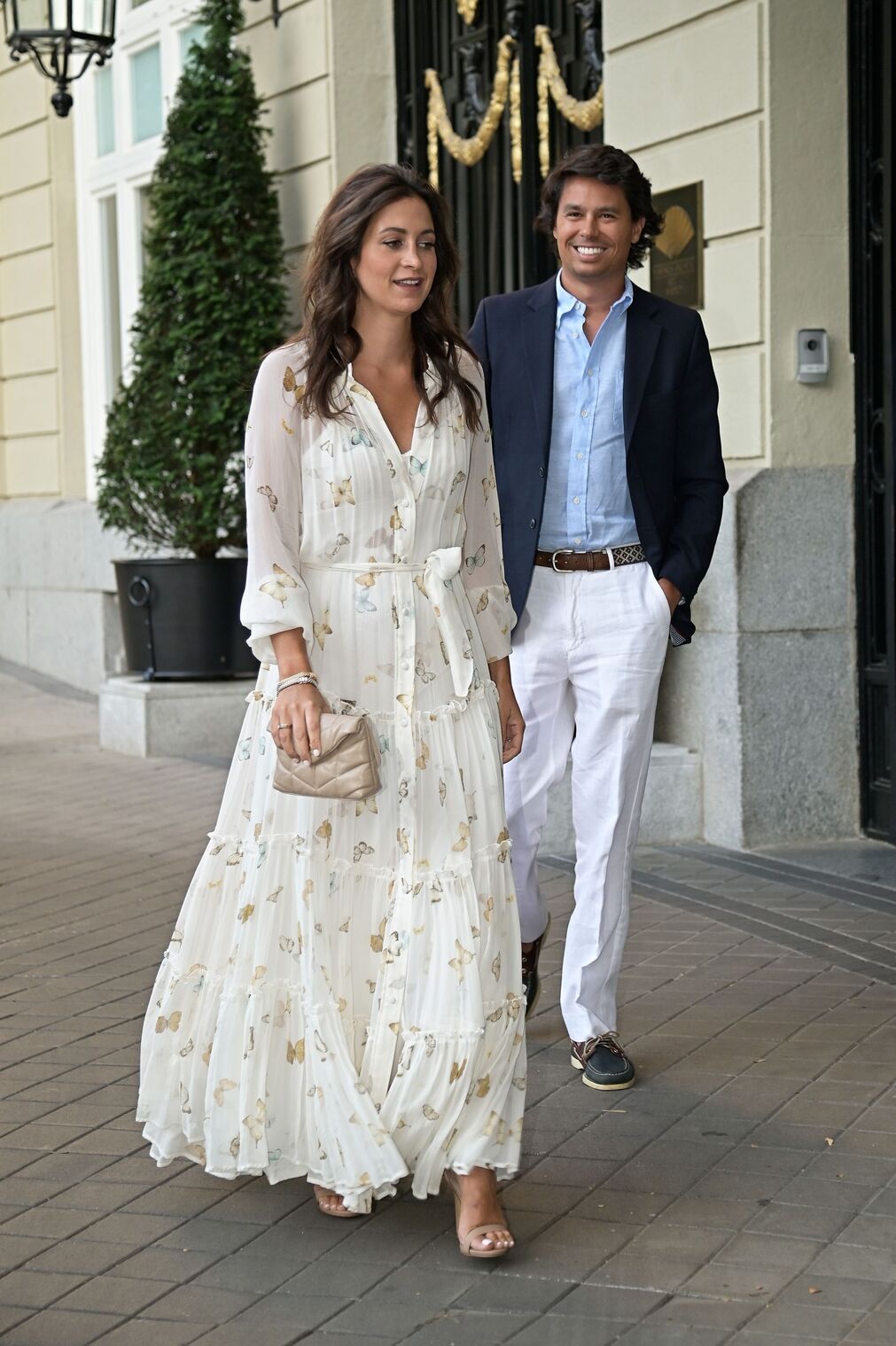 &Aacute;lvaro Castillejo y su esposa, familia de la novia