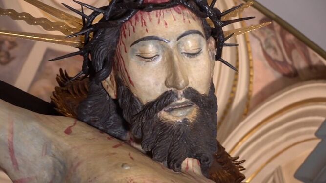 El Cristo de la Sangre, obra americana fechada en el siglo XVII